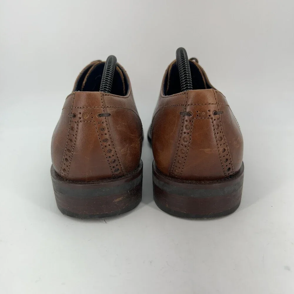 Cole Haan Shoes Mens Size 11 Brown Leather Cap Toe Oxford Dress Grand.OS C26146